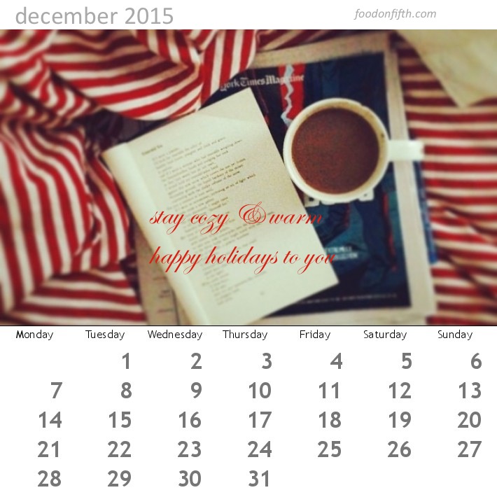 December 2015 Food On Fifth